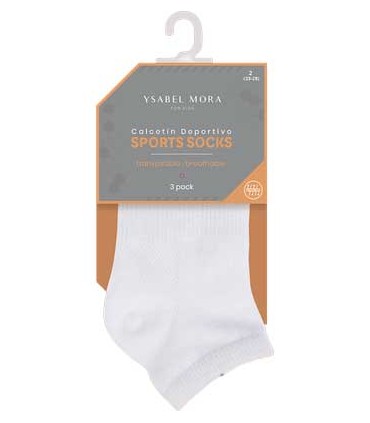 Calcetín Tobillero Infantil Ysabel Mora Blanco