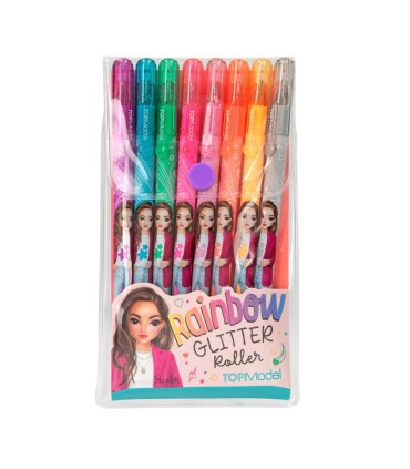 Set De Rotuladores De Gel Con Purpurina Arco Iris TopModel