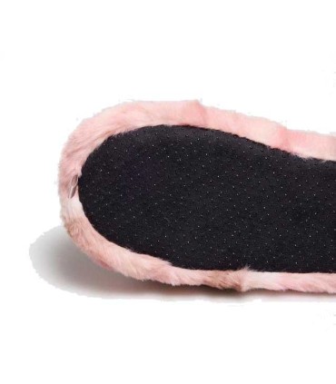 Zapatillas De Casa Mujer Estampado Rosa Ysabel Mora