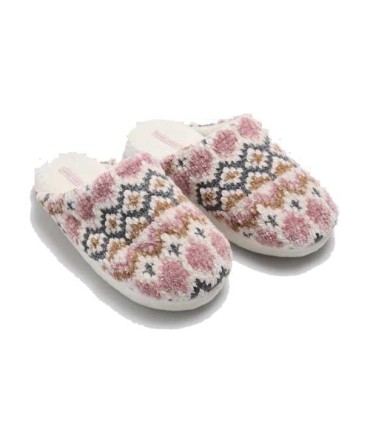 Zapatillas De Casa Mujer Estampado Multicolor Ysabel Mora