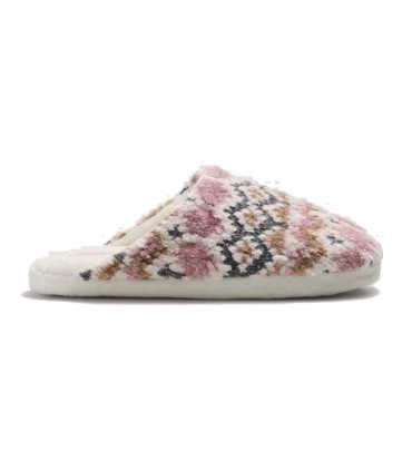 Zapatillas De Casa Mujer Estampado Multicolor Ysabel Mora