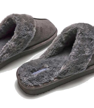 Zapatillas De Casa Hombre Gris Marengo