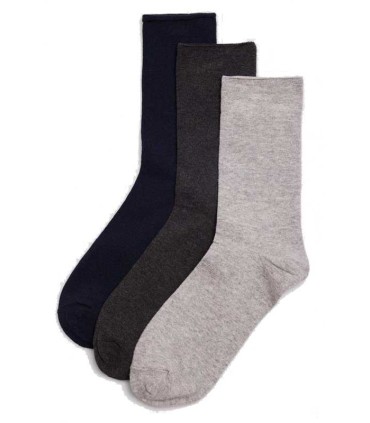 Calcetines Básicos Hombre Sin Puño Ysabel Mora