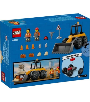 Cargadora Con Ruedas Amarilla Lego City 60450