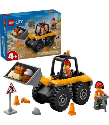 Cargadora Con Ruedas Amarilla Lego City 60450