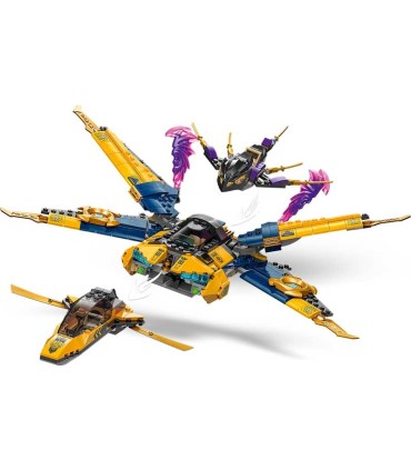 Súper Jet De La Tormenta de Ras Y Arin Lego Ninjago 71833