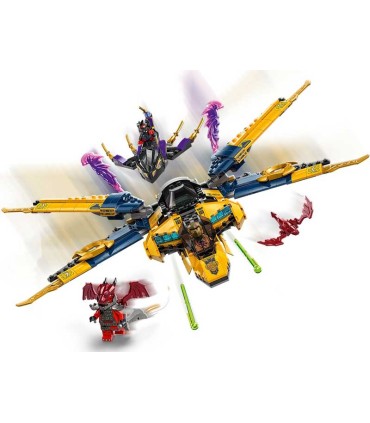 Súper Jet De La Tormenta de Ras Y Arin Lego Ninjago 71833