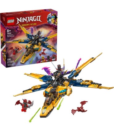 Súper Jet De La Tormenta de Ras Y Arin Lego Ninjago 71833