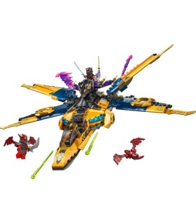 Súper Jet De La Tormenta de Ras Y Arin Lego Ninjago 71833
