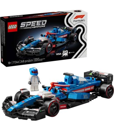 Coche De Carreras Visa Cash App RB VCARB01 F1 Lego 77246