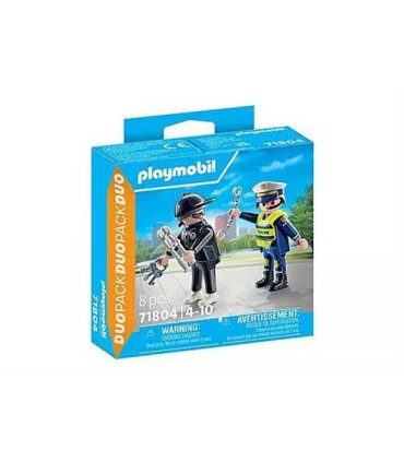 Duo Pack Policía Y Ladrón Playmobil 71804