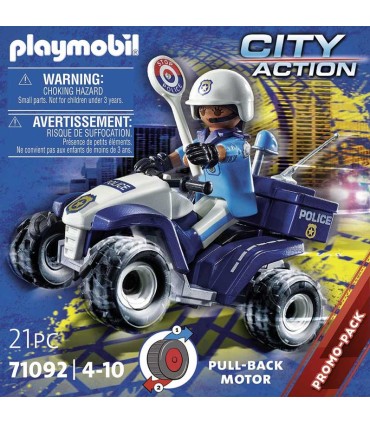 Policía Speed Quad Playmobil 71092