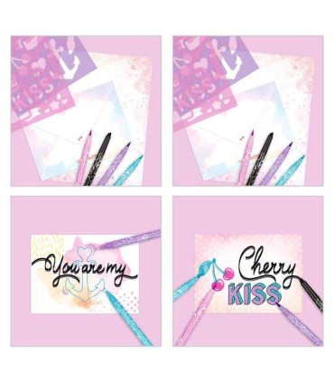 Set De Cartas Y Lettering Box TopModel