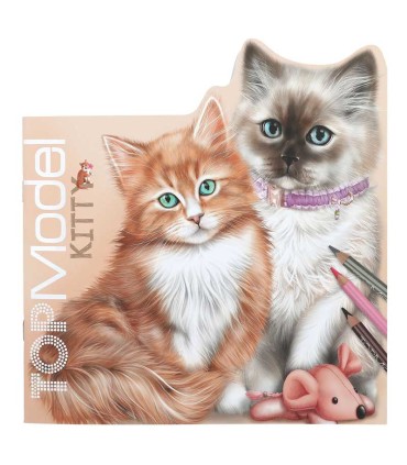 Libro Para Colorear Kitty And Doggy TopModel