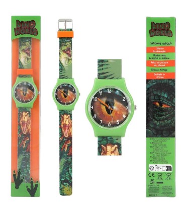 Reloj De Pulsera De Silicona Dino World