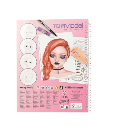 Cuaderno De Dibujo Maquillaje TopModel