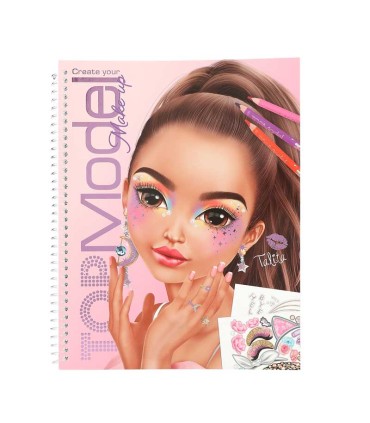 Cuaderno De Dibujo Maquillaje TopModel