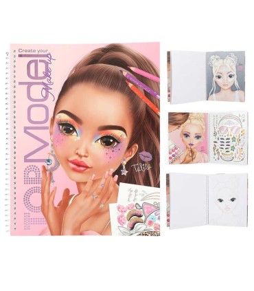 Cuaderno De Dibujo Maquillaje TopModel