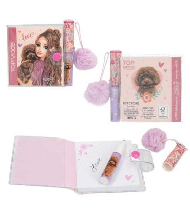 Mini Bloc De Notas Con Bolígrafo Floral TopModel