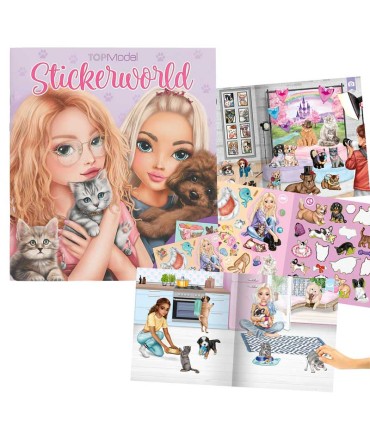 TopModel Stickerworld Kitty & Doggy