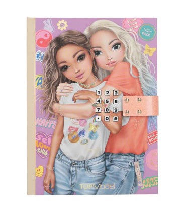 TopModel Diario con Código Secreto y sonido Girl Power
