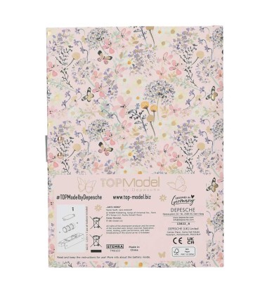 TopModel Diario Con Código Secreto y Sonido Summer Feeling