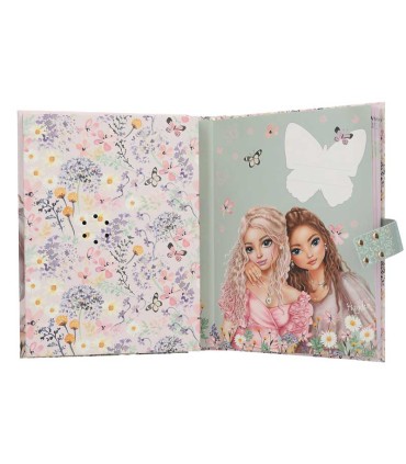 TopModel Diario Con Código Secreto y Sonido Summer Feeling