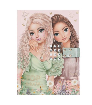 TopModel Diario Con Código Secreto y Sonido Summer Feeling