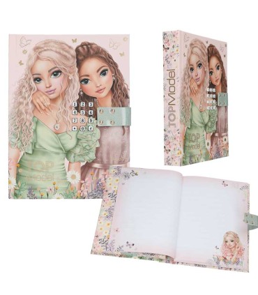 TopModel Diario Con Código Secreto y Sonido Summer Feeling