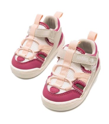 Sandalia Mustang Free Baby Fucsia Blanco