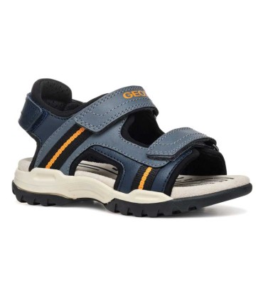 Sandalia Geox Borealis Navy / Orange