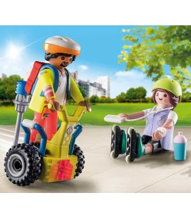 Starter Pack Rescate Con Balance Racer Playmobil 71257