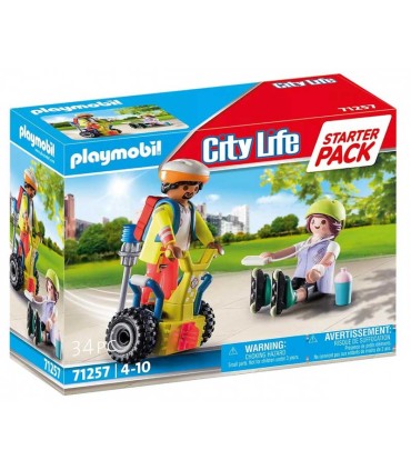 Starter Pack Rescate Con Balance Racer Playmobil 71257