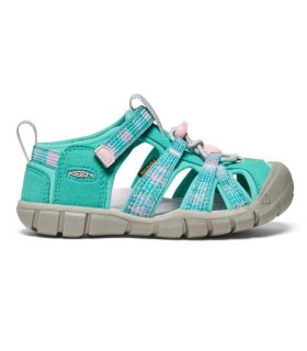 Keen Little Kids' Seacamp II Bright Aqua / Pink