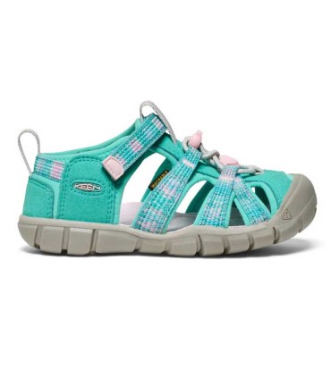 Keen Little Kids' Seacamp II Bright Aqua / Pink