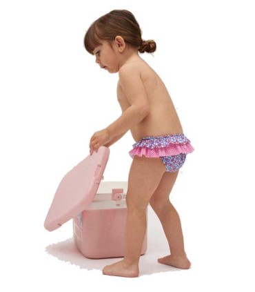 Bañador Culetín Bebé Pequeñas Flores Ysabel Mora