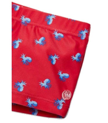 Bañador Bóxer con Estampado de Pulpos Ysabel Mora