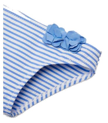 Bañador Culetín Bebé Rayas Azules Ysabel Mora