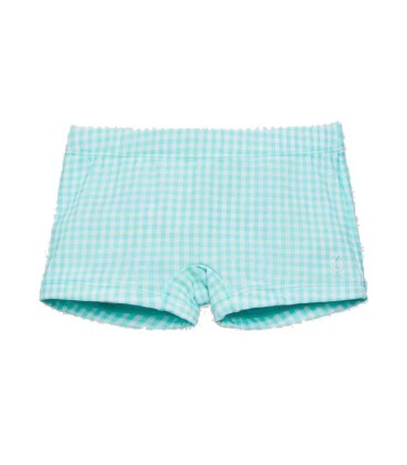 Bañador Bóxer Estampado Vichy Ysabel Mora