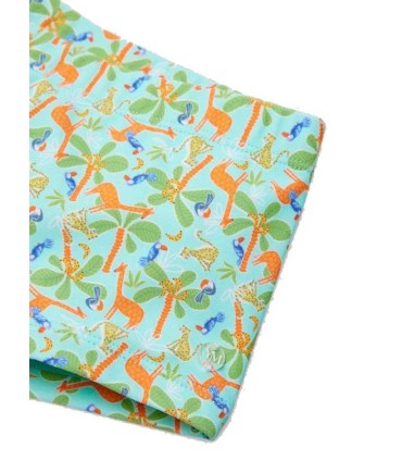 Bañador Bóxer Con Estampado de Peces Ysabel Mora