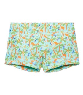 Bañador Bóxer Con Estampado de Peces Ysabel Mora