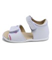 Sandalia Respetuosa Flexi Nens Blanco Unicornio
