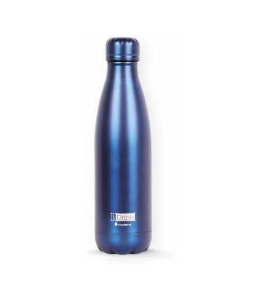 Botella Térmica IDrink 500 Ml. Azul Metalizado