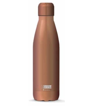 Botella Térmica IDrink 500 Ml. Rosa Metalizado