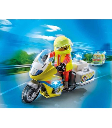 Moto de Emergencias Con Luz Playmobil 71205
