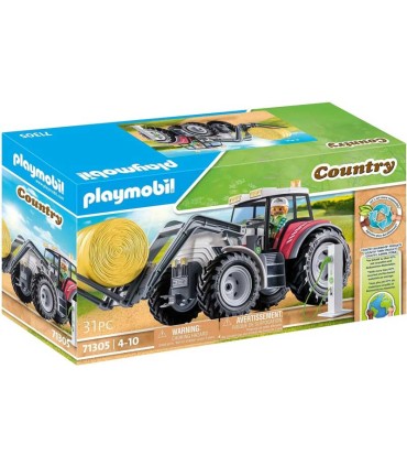 Tractor Grande Con Accesorios Playmobil 71305