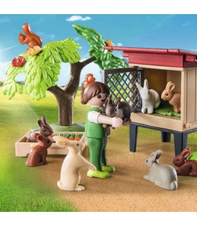 Conejera Playmobil 71252
