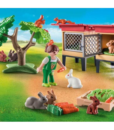 Conejera Playmobil 71252
