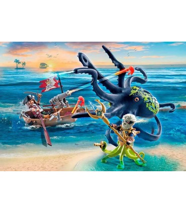 Batalla Con Pulpo Gigante Playmobil 71419