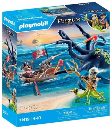 Batalla Con Pulpo Gigante Playmobil 71419